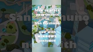 HOW TO PLACE Apartments in San Myshuno ️ #sims4tutorial