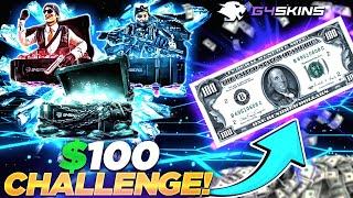 G4SKINS $100 CHALLENGE AND FREE CASE CODE !! ?! | G4skins Promo Code 2025 | G4skins Case Opening |