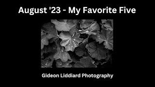 August 2023 Top 5 Photographs by Gideon Liddiard Photography