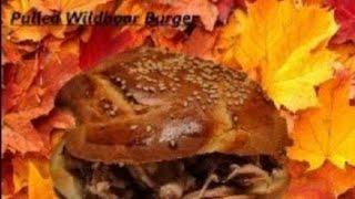 "Pulled Wildboar Burger" in Cola geschmort in 4 Stunden!