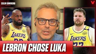 How LeBron James orchestrated Luka Doncic trade between Lakers & Mavericks | Colin Cowherd NBA