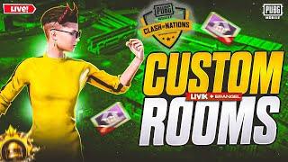 🟢KiLLSHOT LIVE #ClashOfNations Custom Training Rooms with UC 🟢 #pubgmobile  #pubgm