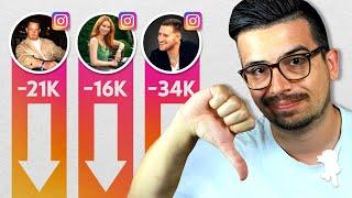 Influencerek, Akik A LEGTÖBB Instagram Követőt Veszítették!  | Súlytalan Gondolatok