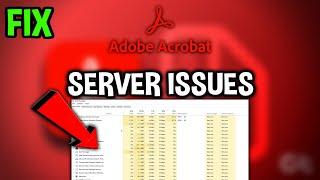 Adobe Acrobat – How to Fix Can't Connect to Server – Complete Tutorial