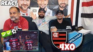 REACT FLAMENGO 4X0 BOLIVAR - AMASSOU NO MARACA! FINALMENTE CONVENCEU?!