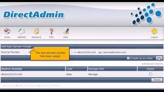 How to create a domain pointer   YouTube 1