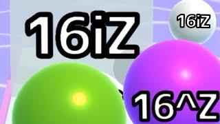 BALL RUN 2048 — INFINITY ∞ EXCLUSIVE '16 iZ' : 2-Letters Series (i-Z-LLION, Gameplay)