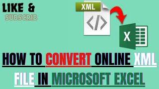 How to Convert Online XML File in Microsoft Excel