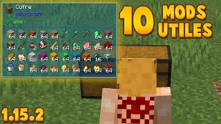  10 NUEVOS MODS ÚTILES para MINECRAFT 1.15.2