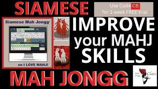 How to Play Siamese Mah Jongg 2 player Improve your Mah Jongg game skills Learn the card NMJL 11-26