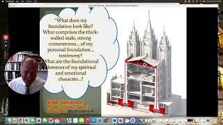 Wahlquist 24 Elder Stevenson Prophet of God, Emphasis on Building Testimony of Foundational Basics
