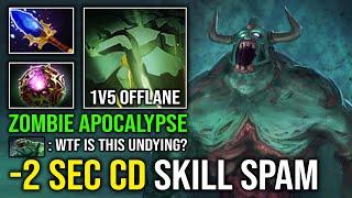 IMBA 2 SEC CD DECAY 1v5 Zombie Apocalypse Unlimited Skill Spam Octarine Offlane Undying Dota 2