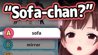 Sora Notices Chat Spamming "Sofa-chan" When They See The Word "Sofa"【Hololive】