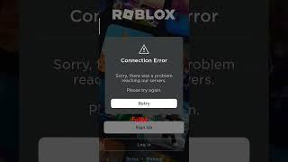 but i have wifi But its connect error in roblox its not work