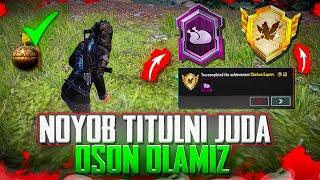 NOYOB TITULNI JUDA OSON OLAMIZ / PUBG MOBILE