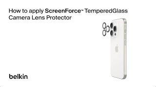 How to Apply ScreenForce TemperedGlass Camera Lens Protector