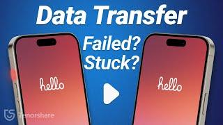 Transfer Data to New 15/16 iPhone Failed? Data Transfer Canceled? Time Remaining 1 Minute? Fixed!!!!