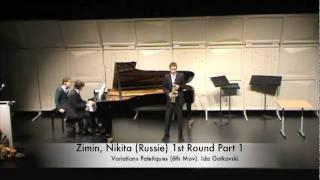 Zimin, Nikita (Russie) - Variations Patetiques (6th Mov) Ida Gotkovski