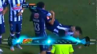 Angel Reyna, segunda celebración al estilo Místico, Monterrey vs Queretaro - Festejos de goles