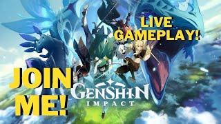 GENSHIN IMPACT! JOIN ME ON MY JOURNEY  LIVE #1