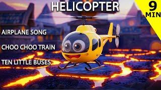 Helicopter Colors | 13 Colors | Learning Thirteen Colors | Kids Songs Collection