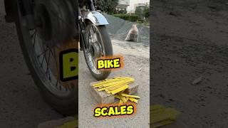 Bike vs Scales?? #shorts #experiment #short