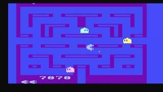 ATARI 2600 Alien Pac Man PACMAN ELEMENTS Rev 2 by PacMan Plus Alien Hack HOMEBREW