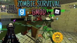 ZOMBIE SURVIVAL WIN feat SUB - ZOMBIE VILLAGE MAP | Zombie Survival Gmod on @Roblox