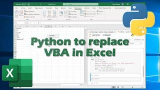 Use Python to replace VBA in Excel