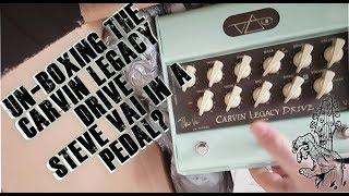 unboxing a Vai Carvin Legacy Drive Preamp pedal VLD1