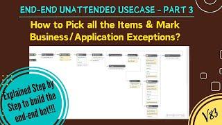 RPA CHALLENGE End to End Use case | Process Queue Work Items - PART 3 #rpa #usecases #snow