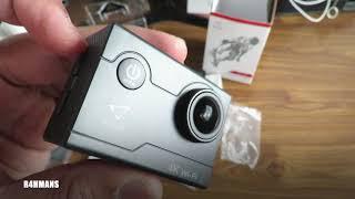 Action Cam AC700 4K Victure With Mic Unboxing & Sample Video