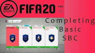 Completing the basic Squad Builder Challenges-Fifa 20 Ultimate Team #5