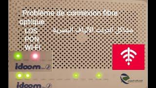 Problème de connexion fibre optique et les solution  مشاكل انترنت الألياف البصرية و الحلول