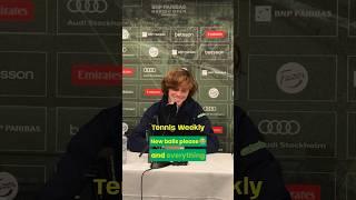 Andrey Rublev on scary moment he signed to say they could remove his ball #rublev #andreyrublev #atp