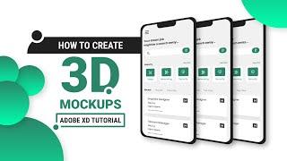 How to Design 3D iPhone Mockups in Adobe XD [UI Design Tutorial]