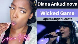 Opera Singer Reacts to Diana Ankudinova Wicked Game | Performance Analysis |