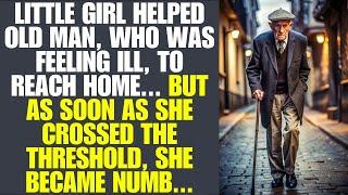 A Girl Helped An Ill Old Man Get Home... But She Froze In Shock Upon Crossing The Threshold...