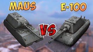 НА ЗАБИВ#29 | Какой немец лучше | Maus или E-100 | WoT Blitz | Zlobina Liza