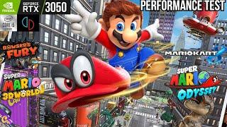 RTX 3050 i5-10500h | Yuzu (Switch) Emulator | 4 Mario Games Tested