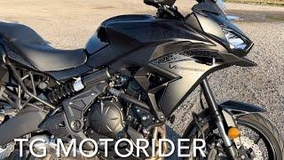 TG MotoRider 2024 Kawasaki VERSYS 650 Sport Tourer, Test Ride Review, Highway and Gravel