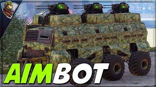 Using an AIMBOT to get MVP - Crossout Gameplay