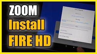 How to Get & Install ZOOM App on Amazon Fire HD 10 Tablet (Fast Method)