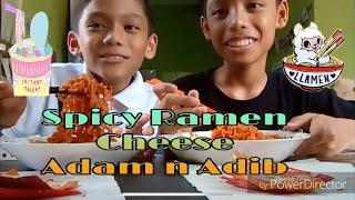 Spicy​ Ramen Cheese Challenge by Adam Adib