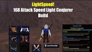 LightSpeed!, 168 Attack Speed Light Conjurer Build [Arcane Odyssey]