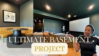 WE'RE CREATING OUR ULTIMATE BASEMENT LOUNGE! + AWOL Vision setup | 2025 House to Home Update