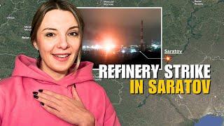 SARATOV ON FIRE: OIL REFINERY STRIKE AGAIN Vlog 858: War in Ukraine