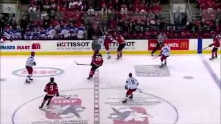 Jake Virtanen Makes Vladislav Kamenev Fly With HUGE Hit