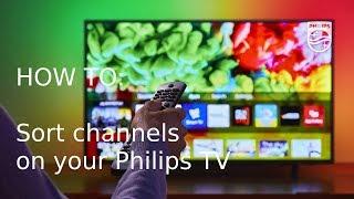 How to sort channels on your Philips TV