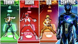 Powerful Beats: Tiles Hop Adventure with the Power Rangers!